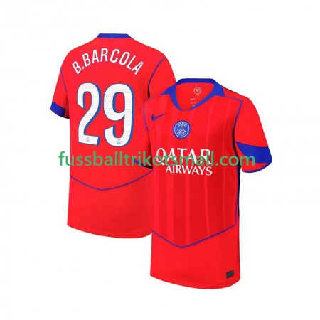 Fußballtrikots Paris Saint-Germain Bradley Barcola 29 2025-2026 Kurzarm 3rd trikot kaufen